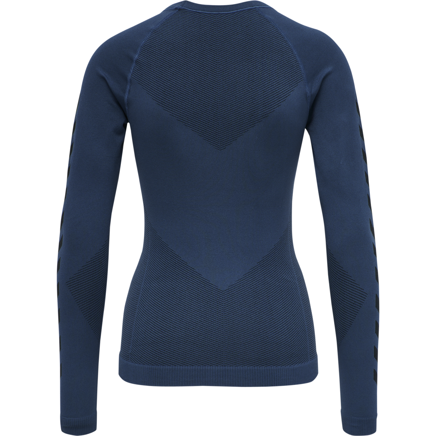 HUMMEL FIRST SEAMLESS JERSEY L/S W, DARK DENIM, packshot
