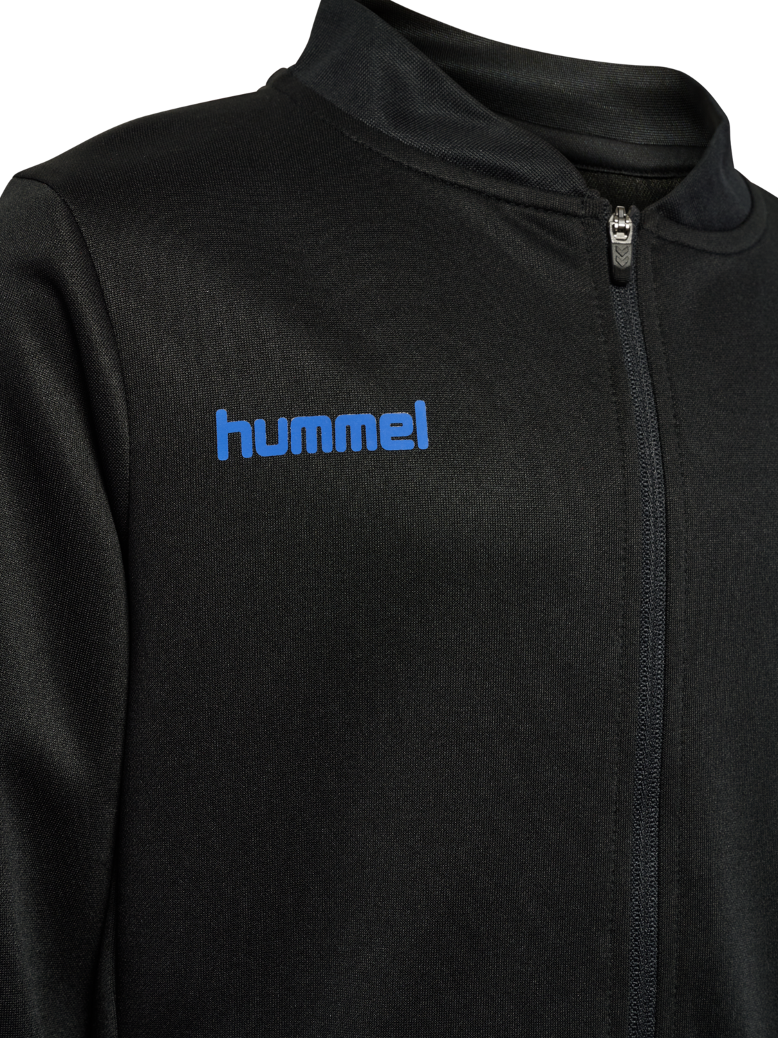 hmlBLAZE CLUB 26 ZIP JACKET KIDS, BLACK/BLUE, packshot