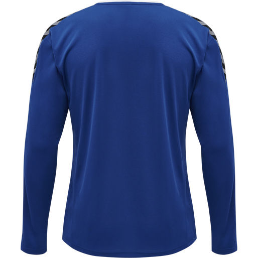 hmlAUTHENTIC POLY JERSEY L/S, TRUE BLUE, packshot