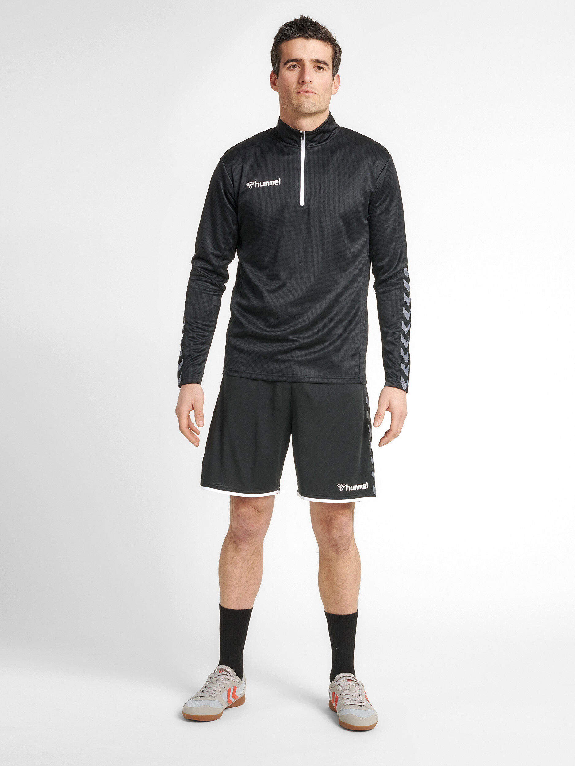 La hearts jersey taped half zip sweatshirt 2025