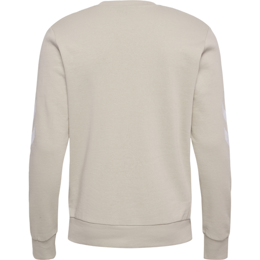 hmlLEGACY SWEATSHIRT, PUMICE STONE, packshot