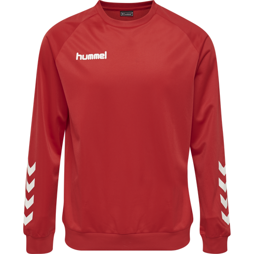 hmlPROMO KIDS POLY SWEATSHIRT, TRUE RED, packshot