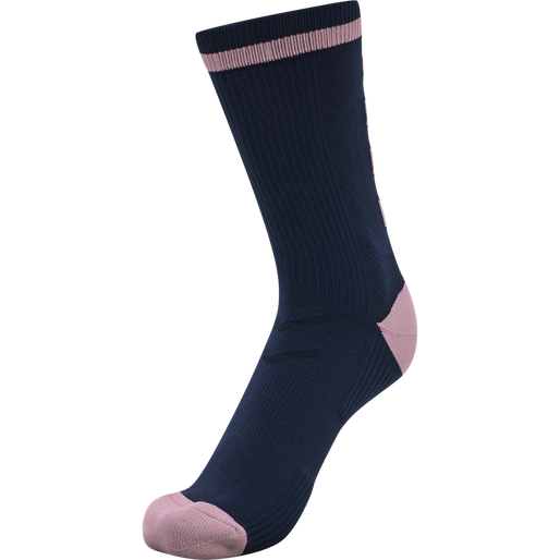 ELITE INDOOR SOCK LOW PA, BLACK IRIS/ORCHID, packshot