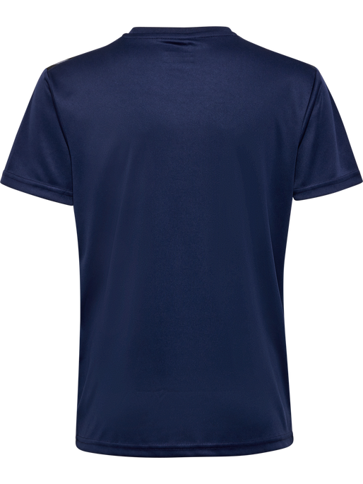 hmlAUTHENTIC PL JERSEY S/S KIDS, MARINE, packshot