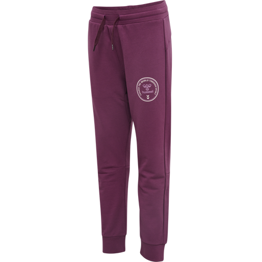 hmlMATH PANTS, AMARANTH, packshot