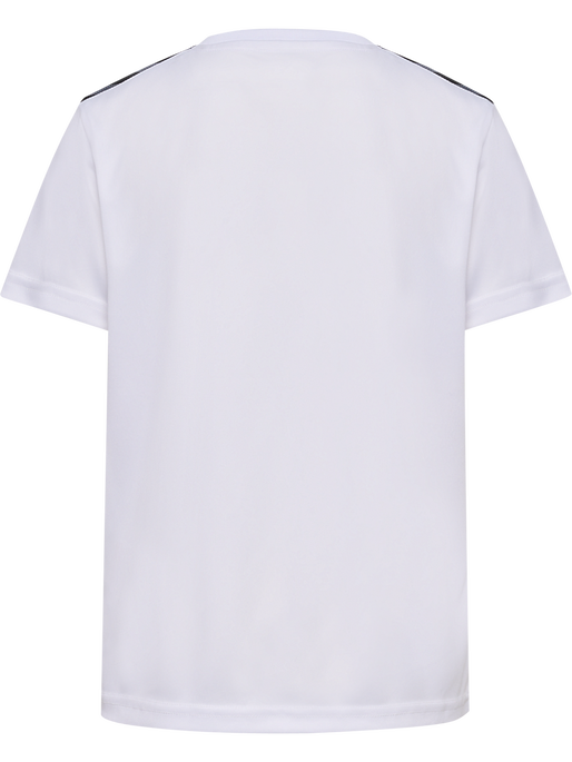 hmlAUTHENTIC PL JERSEY S/S KIDS, WHITE/TRUE RED, packshot