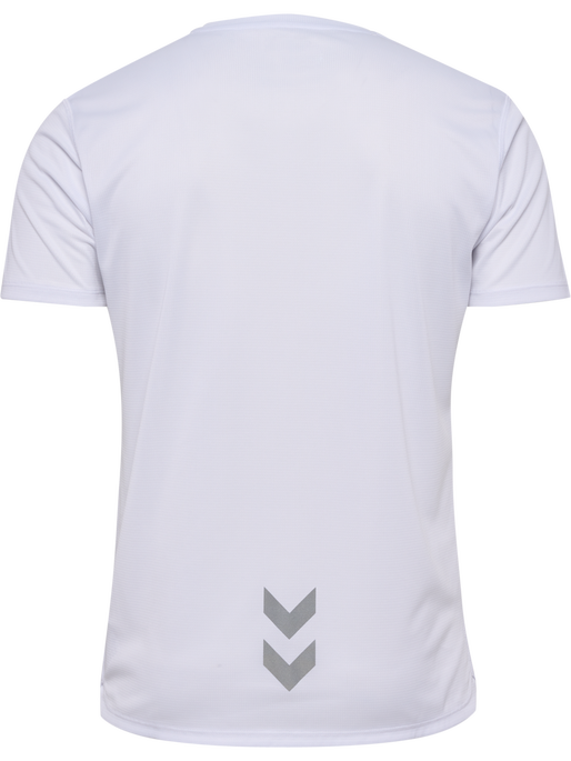 hmlRUN JERSEY S/S, WHITE, packshot