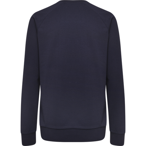 HMLGO COTTON LOGO SWEATSHIRT WOMAN, MARINE, packshot