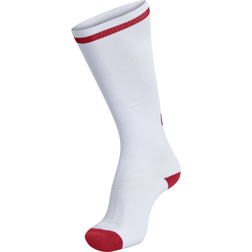 ELITE INDOOR SOCK HIGH, WHITE, packshot