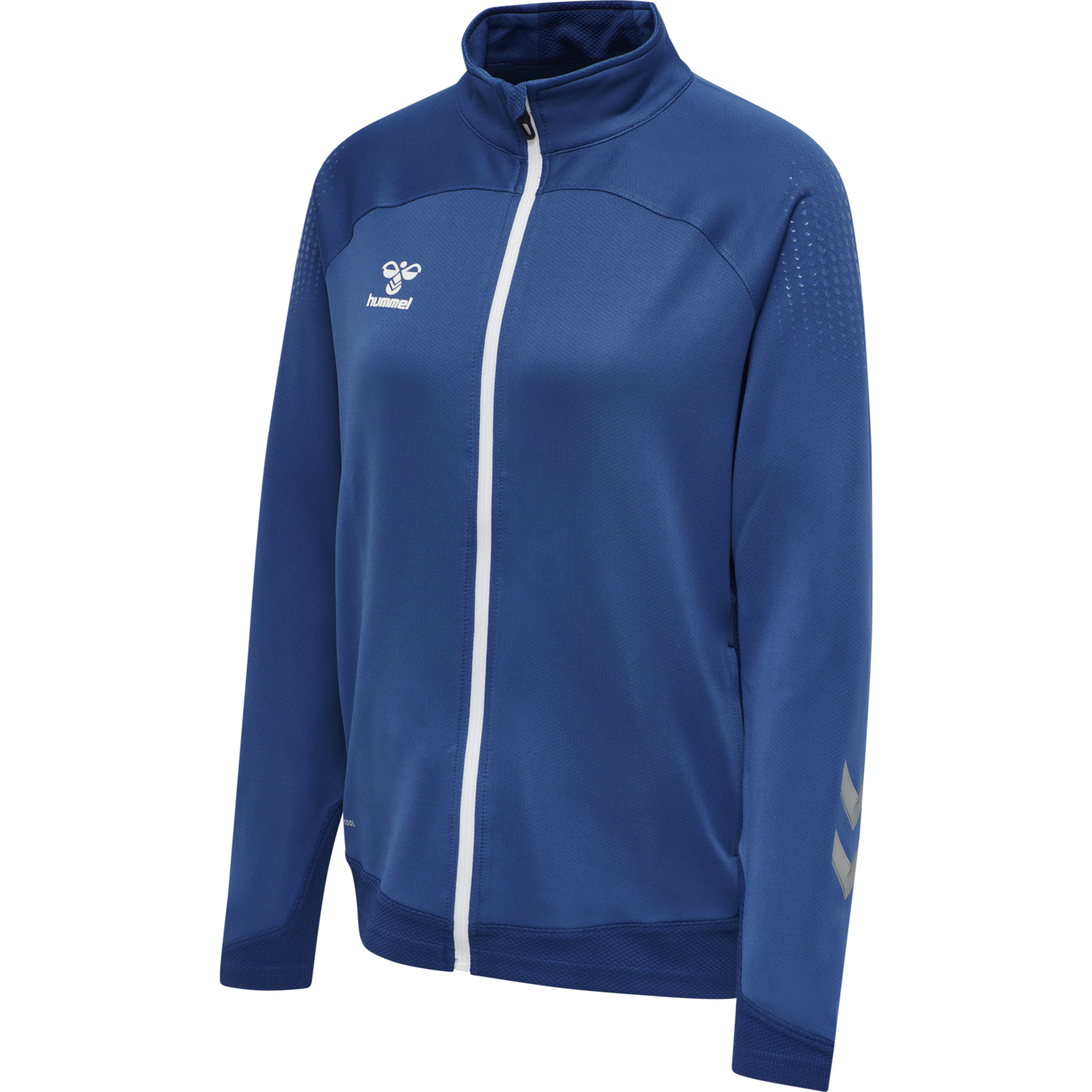 Umbro Sport Womens Jacket Blue Contrast Panels Full Zip Ladies Sports Training 