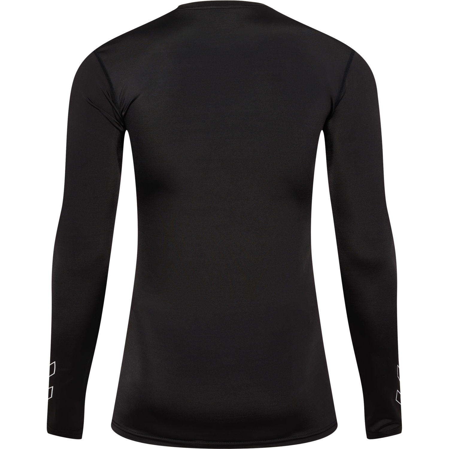 hmlTE TOPAZ BASELAYER T-SHIRT L/S, BLACK, packshot