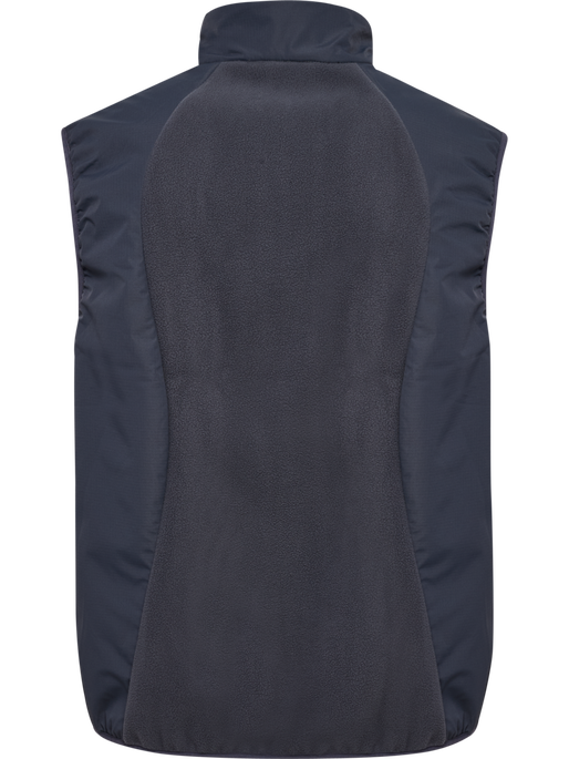 hmlHYBRID FLEECE VEST, EBONY hmlHYBRID FLEECE VEST, EBONY, packshot