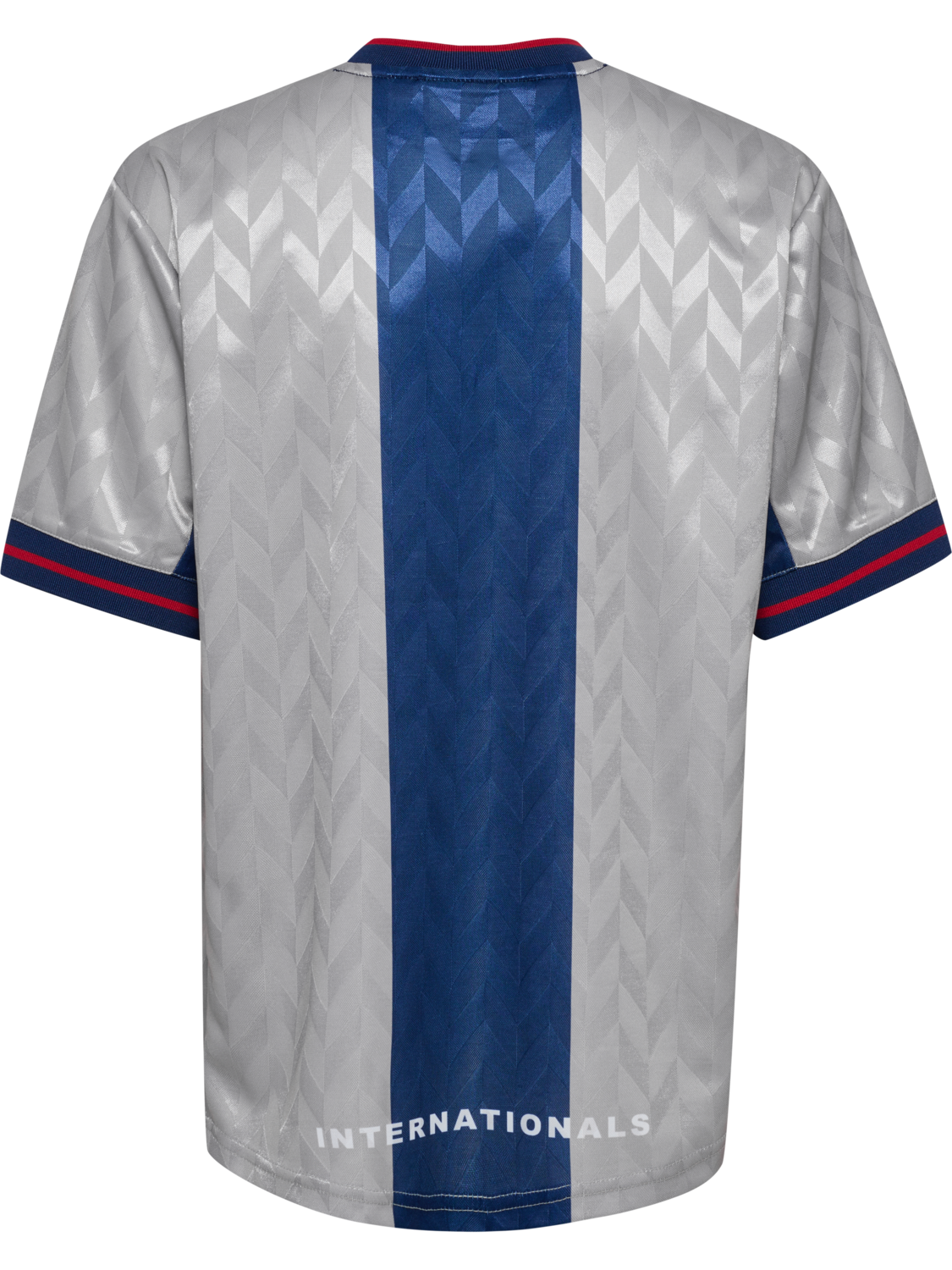 hmlJR LOOSE FB JERSEY S/S, SILVER SCONCE, packshot