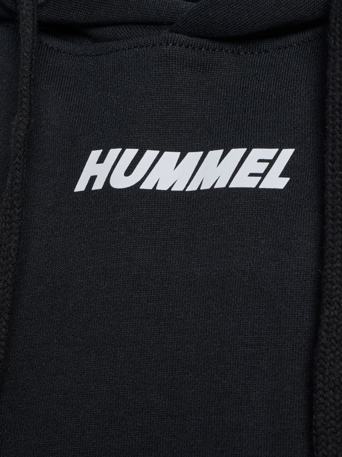 hmlELEMENTAL SHORT HOODIE WOMAN, BLACK, packshot