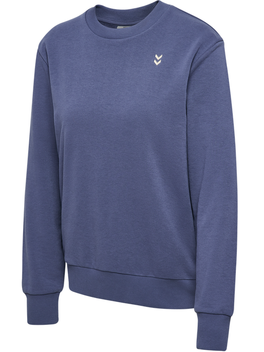 hmlPULSE W SWEAT CREWNECK, BLUE INDIGO hmlPULSE W SWEAT CREWNECK, BLUE INDIGO, packshot