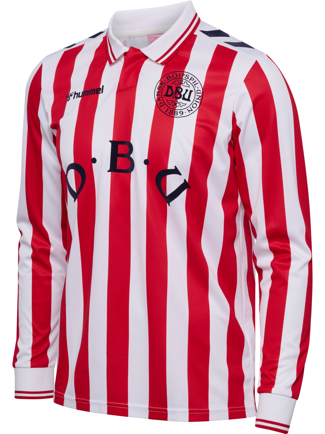 DBU 26 PRE GAME JERSEY L/S, TANGO RED/WHITE, packshot