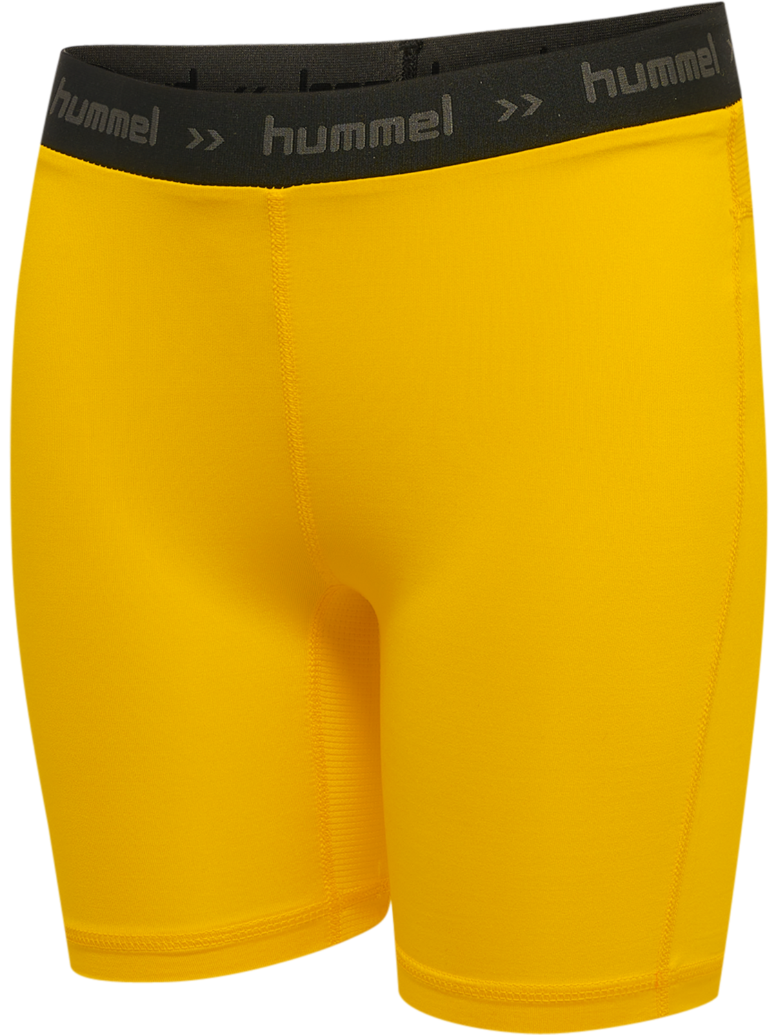 HUMMEL FIRST PERFORMANCE KIDS TIGHT SHORTS, SPORTS YELLOW, packshot
