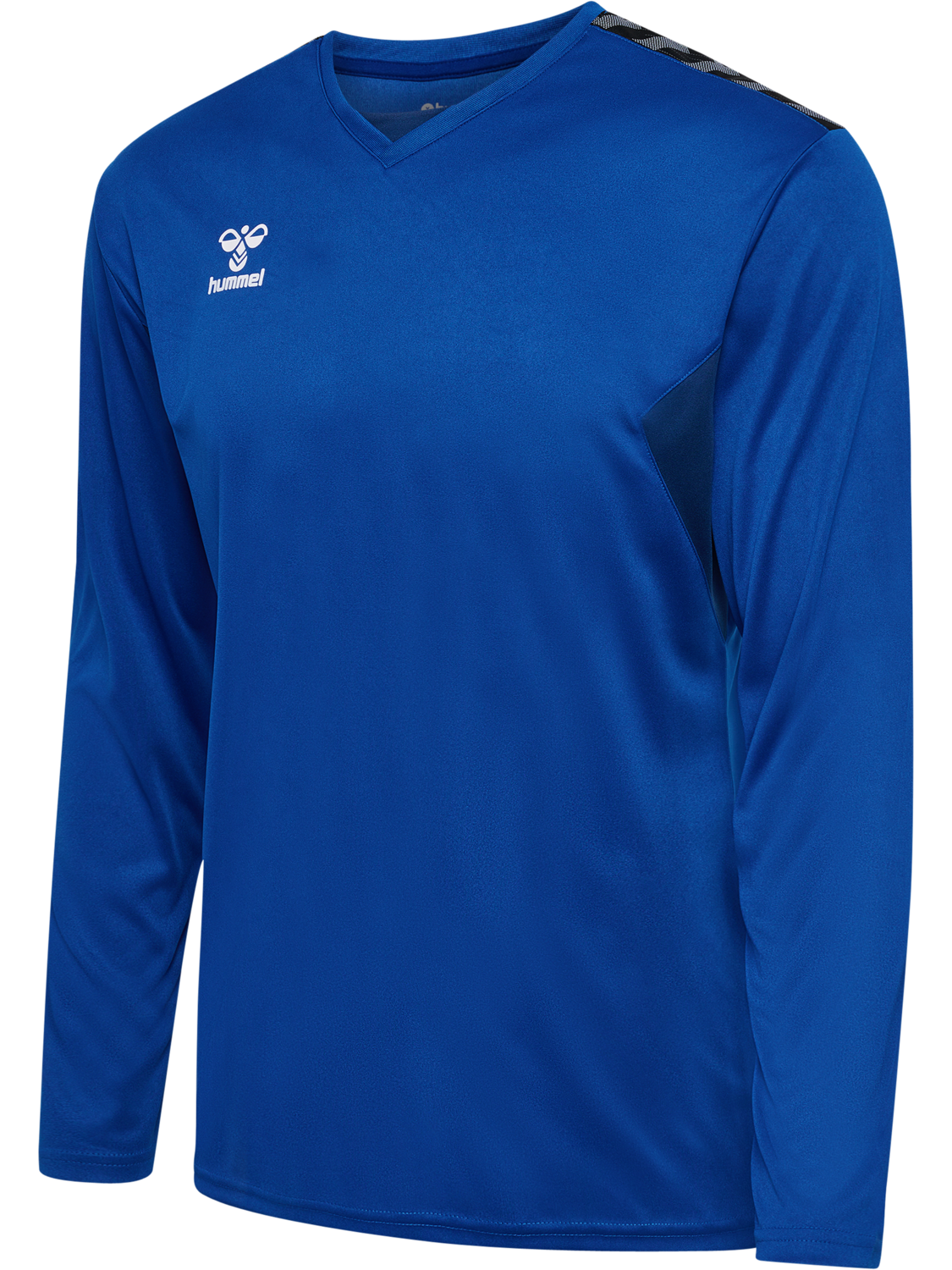 hmlAUTHENTIC PL JERSEY L/S, TRUE BLUE, packshot