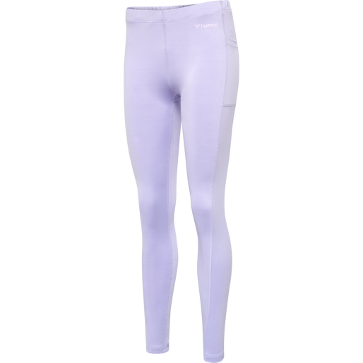 hmlMT MABLEY MID WAIST TIGHTS, LAVENDER hmlMT MABLEY MID WAIST TIGHTS, LAVENDER, packshot
