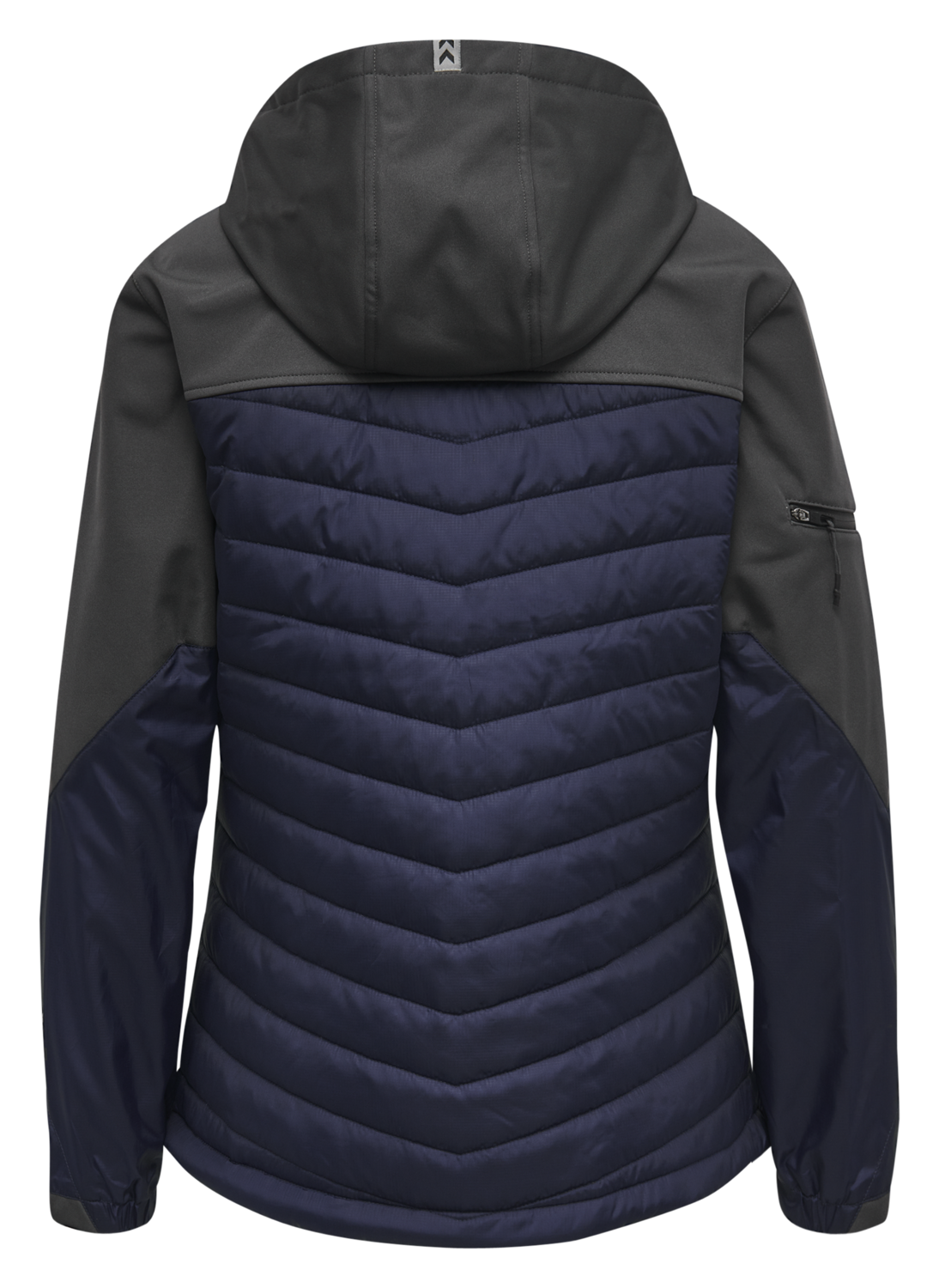 hmlNORTH HYBRID JACKET WOMAN, ASPHALT, packshot