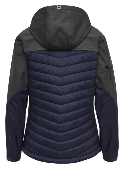 hmlNORTH HYBRID JACKET WOMAN, ASPHALT, packshot