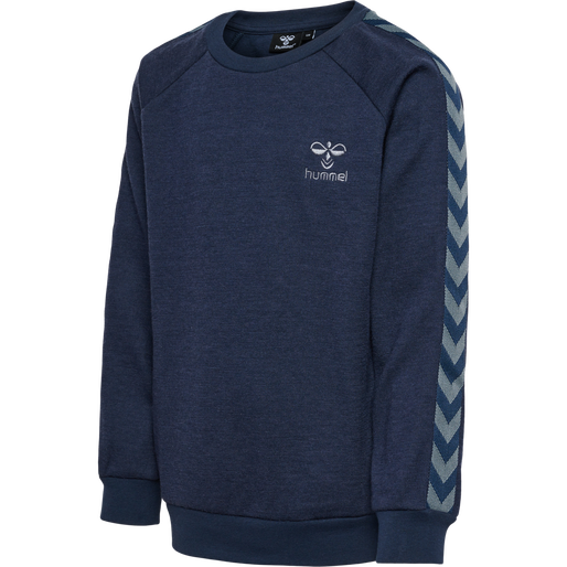 hmlWONG SWEATSHIRT, BLACK IRIS hmlWONG SWEATSHIRT, BLACK IRIS, packshot