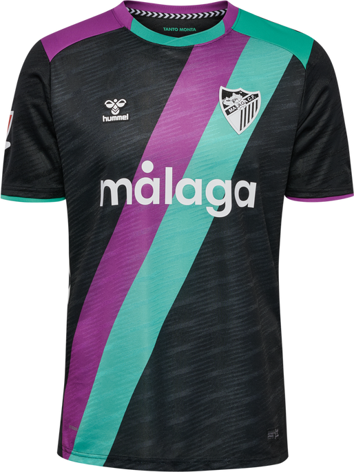 MCF 25/26 AWAY JERSEY S/S KIDS, BLACK, packshot