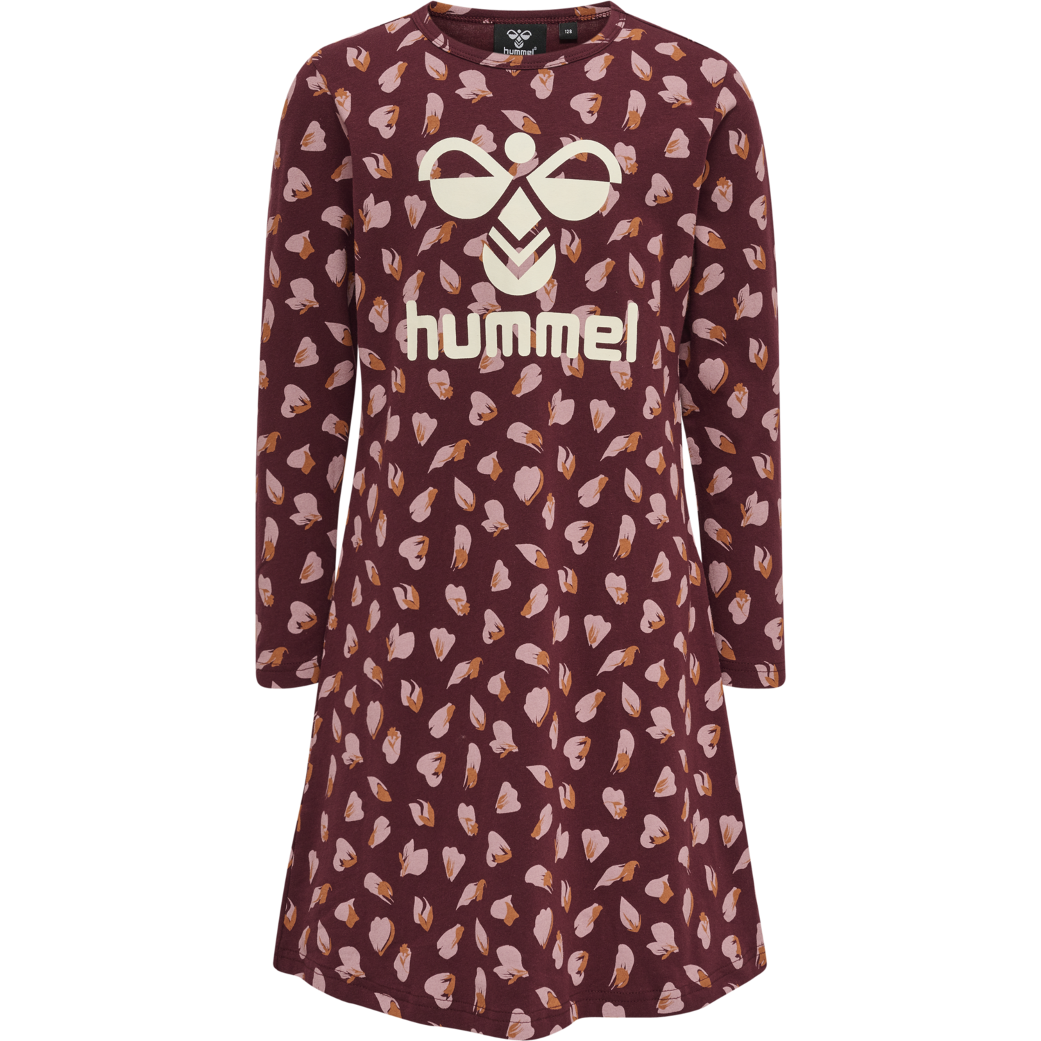 hmlCAROLINA NIGHT DRESS L/S, WINDSOR WINE, packshot