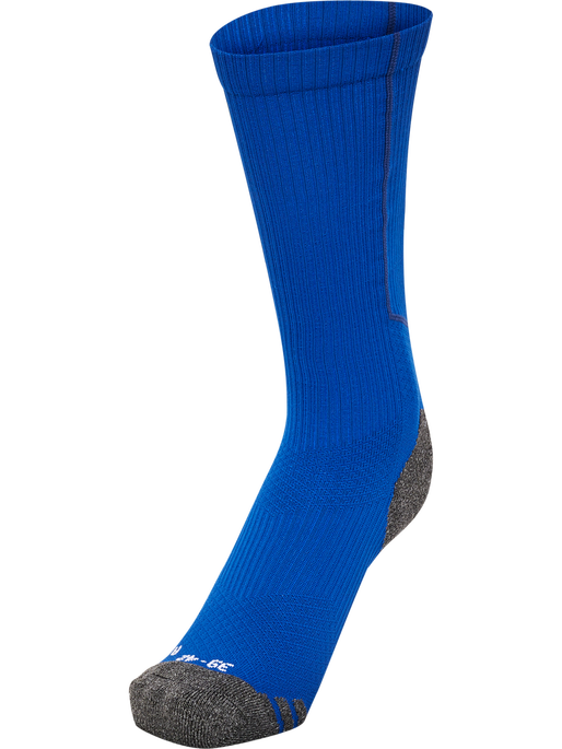 hmlPRO TRAINING SOCKS HIGH, TRUE BLUE/BLAZING YELLOW, packshot