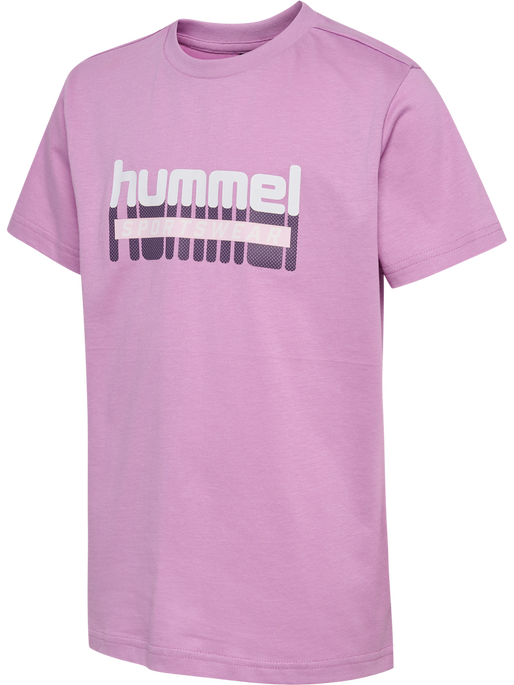 hmlTUKAS T-SHIRT S/S, SMOKY GRAPE, packshot
