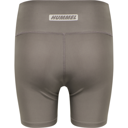 hmlTE TOLA HW TIGHT SHORTS, DRIFTWOOD, packshot