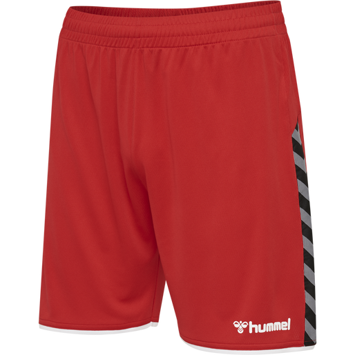 hmlAUTHENTIC KIDS POLY SHORTS, TRUE RED, packshot