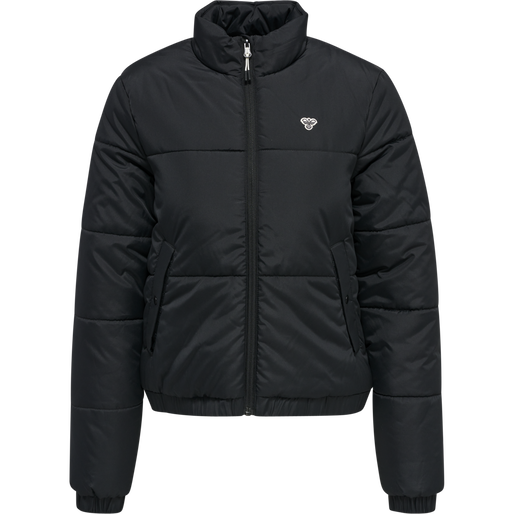 hmlSUKI PUFF JACKET, BLACK, packshot