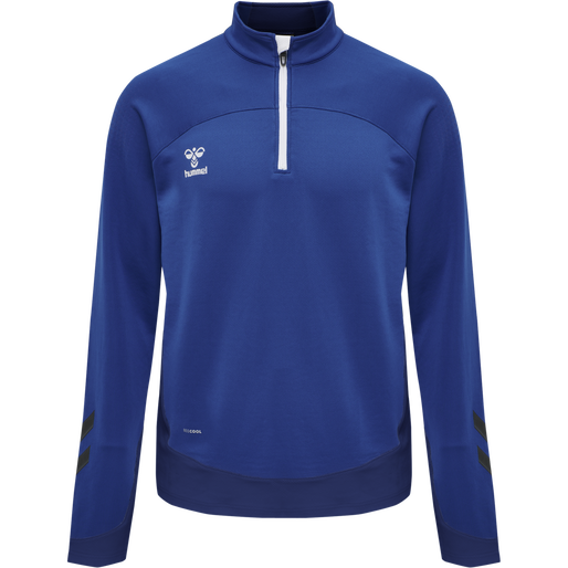 hmlLEAD HALF ZIP KIDS , TRUE BLUE, packshot