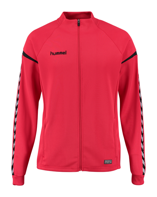 AUTH. CHARGE POLY ZIP JACKET, TRUE RED, packshot