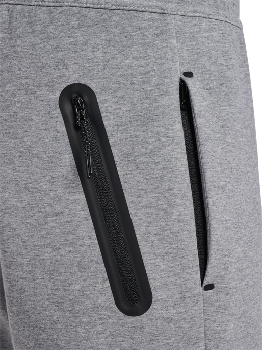 hmlTECH FLEECE REGULAR PANTS, GREY MELANGE hmlTECH FLEECE REGULAR PANTS, GREY MELANGE, packshot