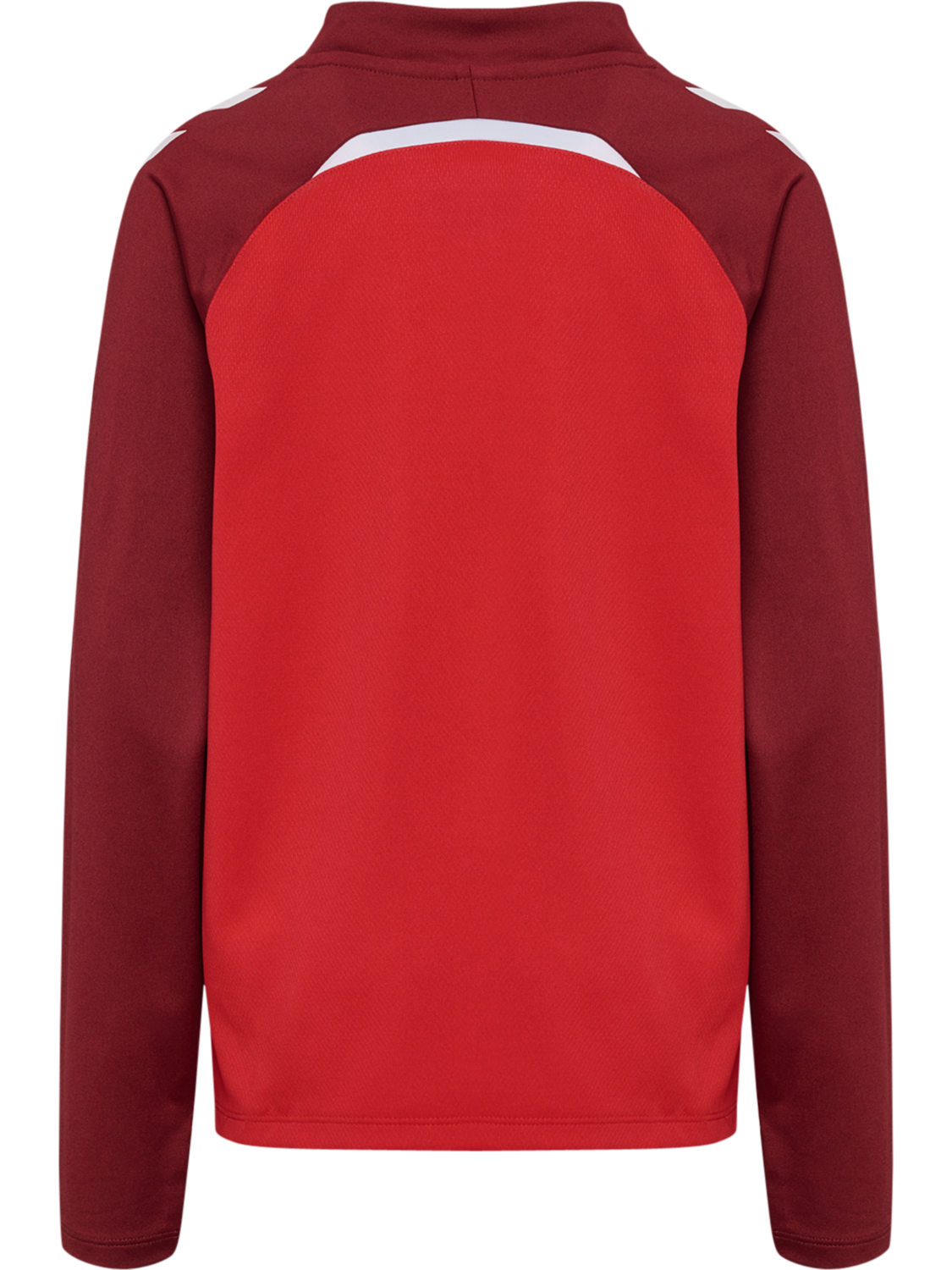 hmlLEAD 2.0 HALF ZIP KIDS, TRUE RED/MAROON, packshot