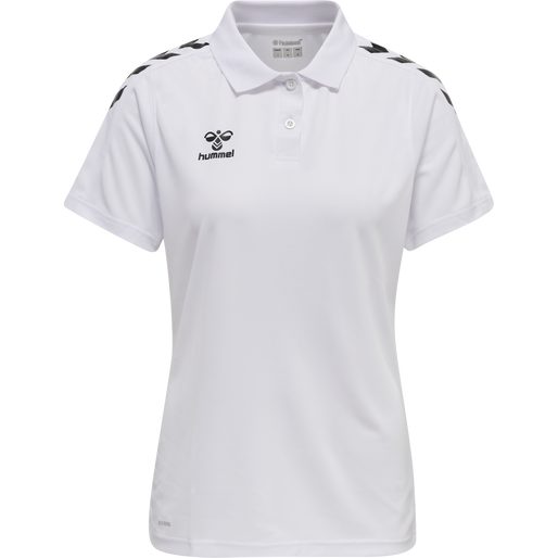 hmlCORE XK FUNCTIONAL POLO WOMAN, WHITE, packshot