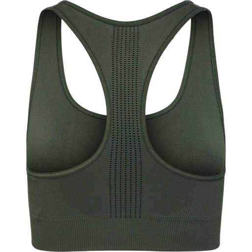 hmlMT SHAPING SEAMLESS SPORTS TOP, CLIMBING IVY, packshot