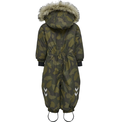 hmlMOON SNOWSUIT, OLIVE NIGHT/ECRU OLIVE hmlMOON SNOWSUIT, OLIVE NIGHT/ECRU OLIVE, packshot