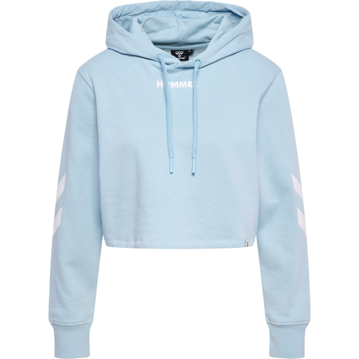 hmlLEGACY WOMAN CROPPED HOODIE, CELESTIAL BLUE, packshot