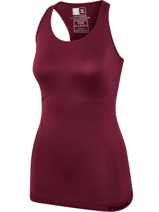 hmlTIF SEAMLESS TOP, CHOCOLATE TRUFFLE, packshot