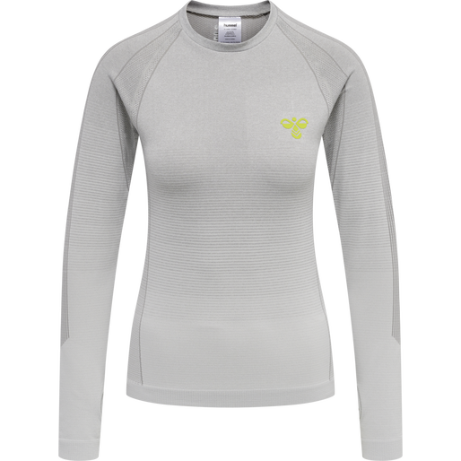 hmlGG12 TRAINING SEAMLESS L/S WOMAN, ALLOY MELANGE, packshot