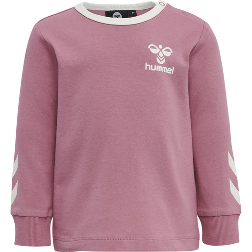 hmlMAULE T-SHIRT L/S, HEATHER ROSE, packshot