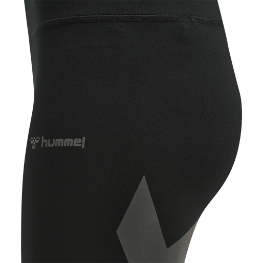 hmlMT PARIS HIGH WAIST TIGHTS, BLACK, packshot