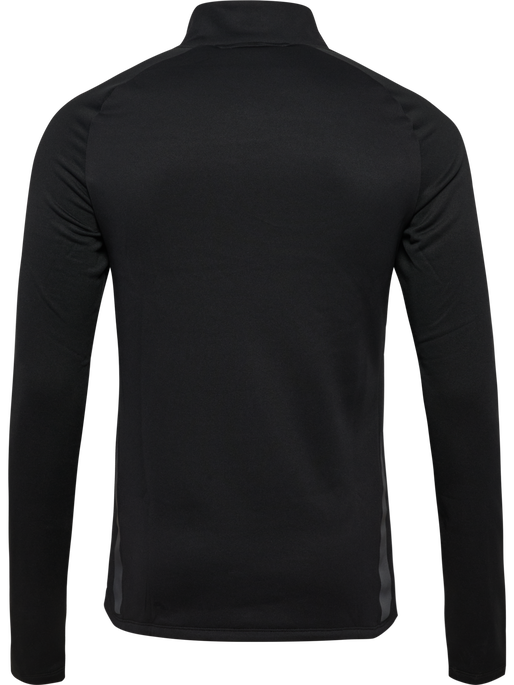 hmlBTC WINTER TRAINING HALF ZIP KID, BLACK, packshot