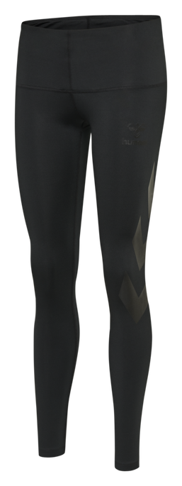 hmlPARIS HIGH WAIST TIGHTS, BLACK, packshot
