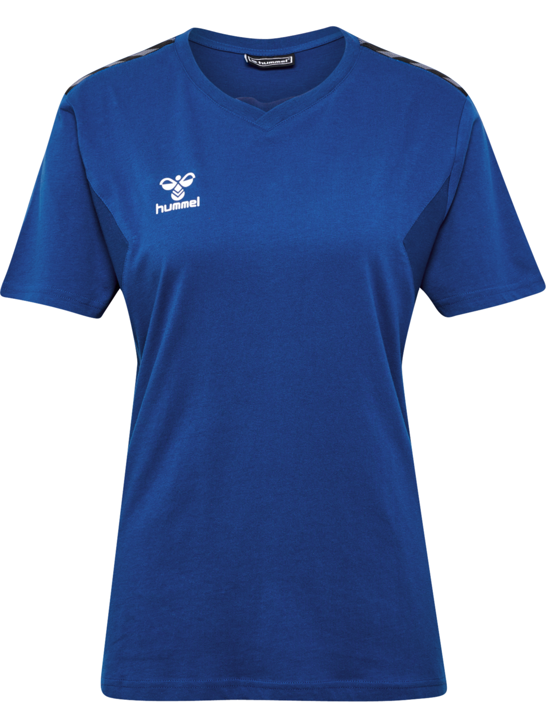 hmlAUTHENTIC CO T-SHIRT S/S WOMAN, TRUE BLUE, packshot