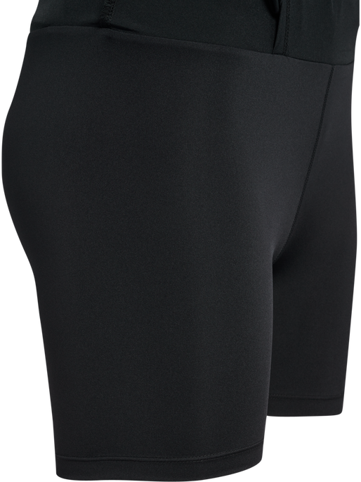 hmlCOURT MID WAIST POCKET SKIRT W, BLACK, packshot