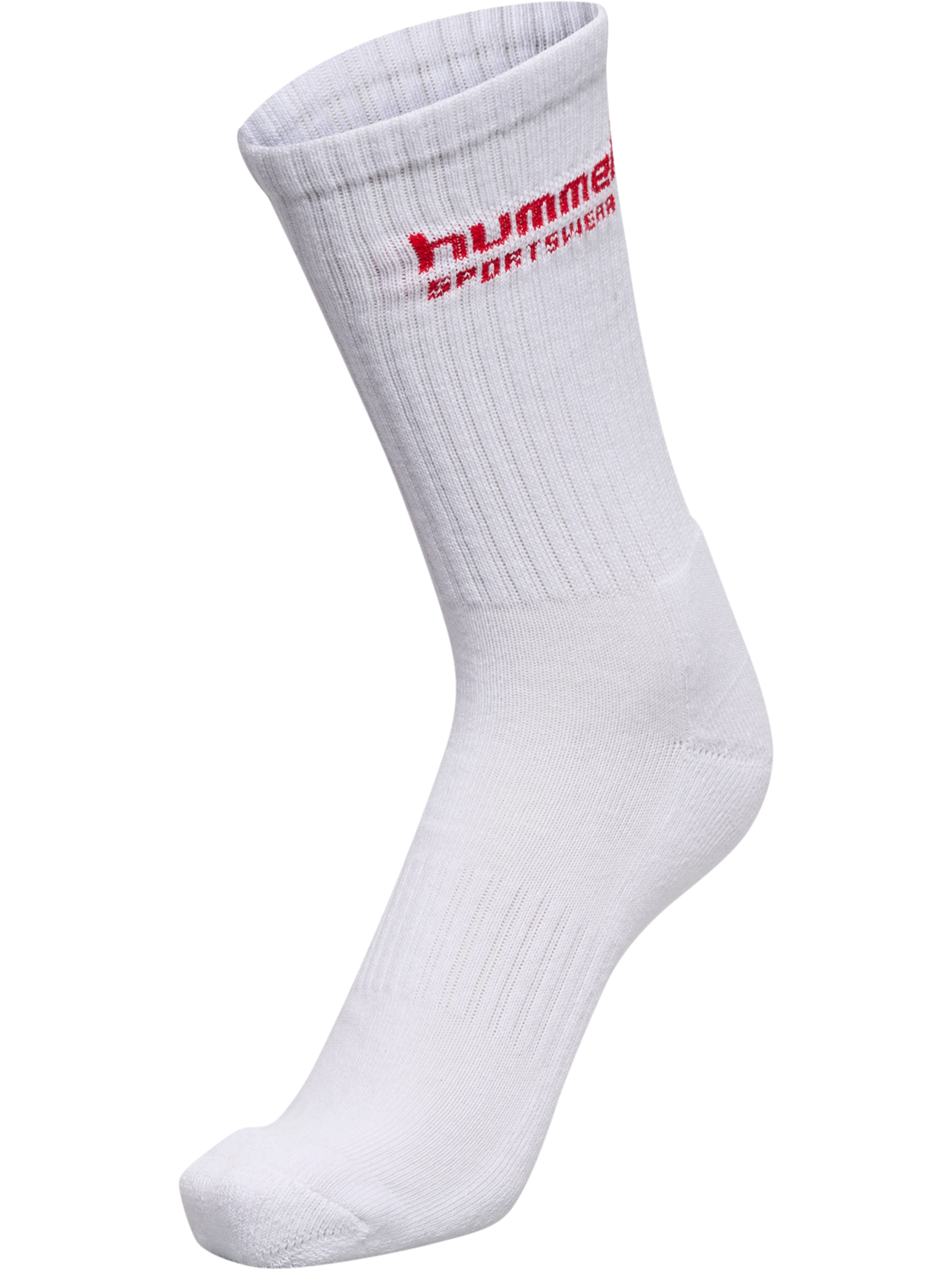 hml3-PACK SOCKS SPORTSWEAR, WHITE/TANGO RED, packshot